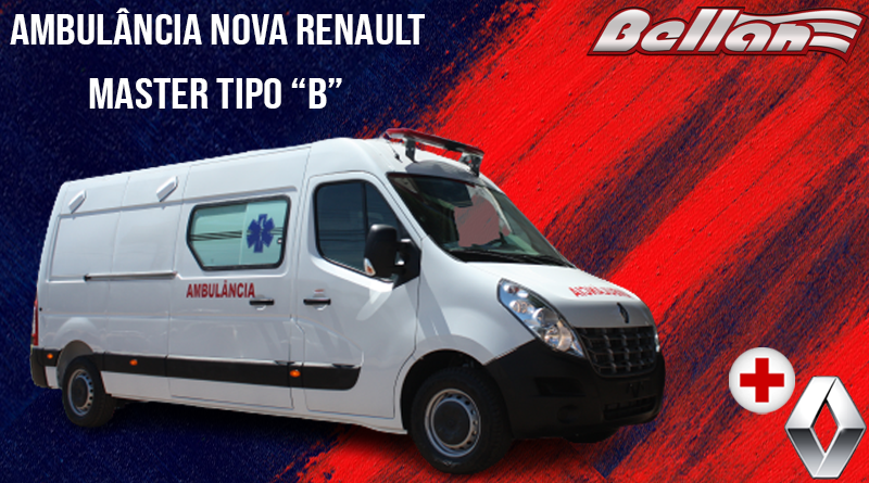 Ambulância Renault Master Suporte Básico