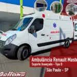 Renault Master Ambulancia simples Remoção, Suporte Basico. Restate e UTI.