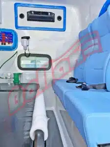 interno de fibra ambulancia suporte basico