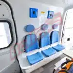 interno de fibra ambulancia mercedes sprinter simples remocao, suporte basico e UTI.