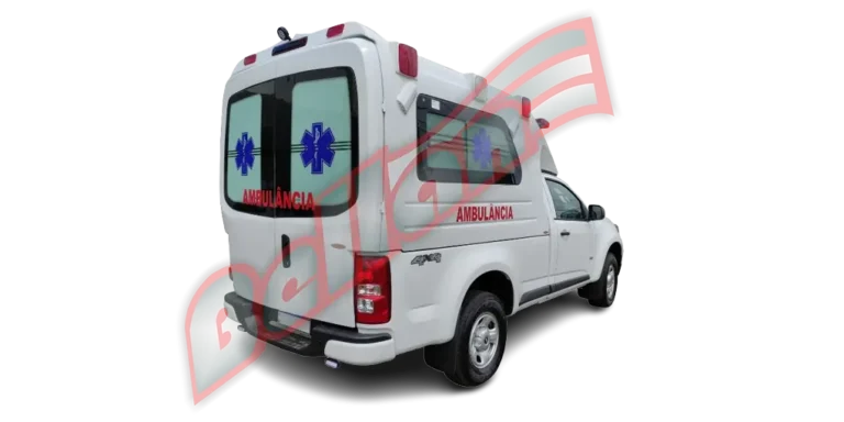 Venda de Ambulancia S10 Simples Remoção interno e armarios de Fibra