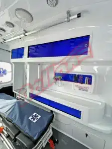 Venda Ambulância Renault Master UTI, armarios internos de Fibra.