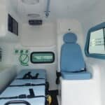 Revestimento interno em fibra da ambulância Chevrolet S10 cabine dupla